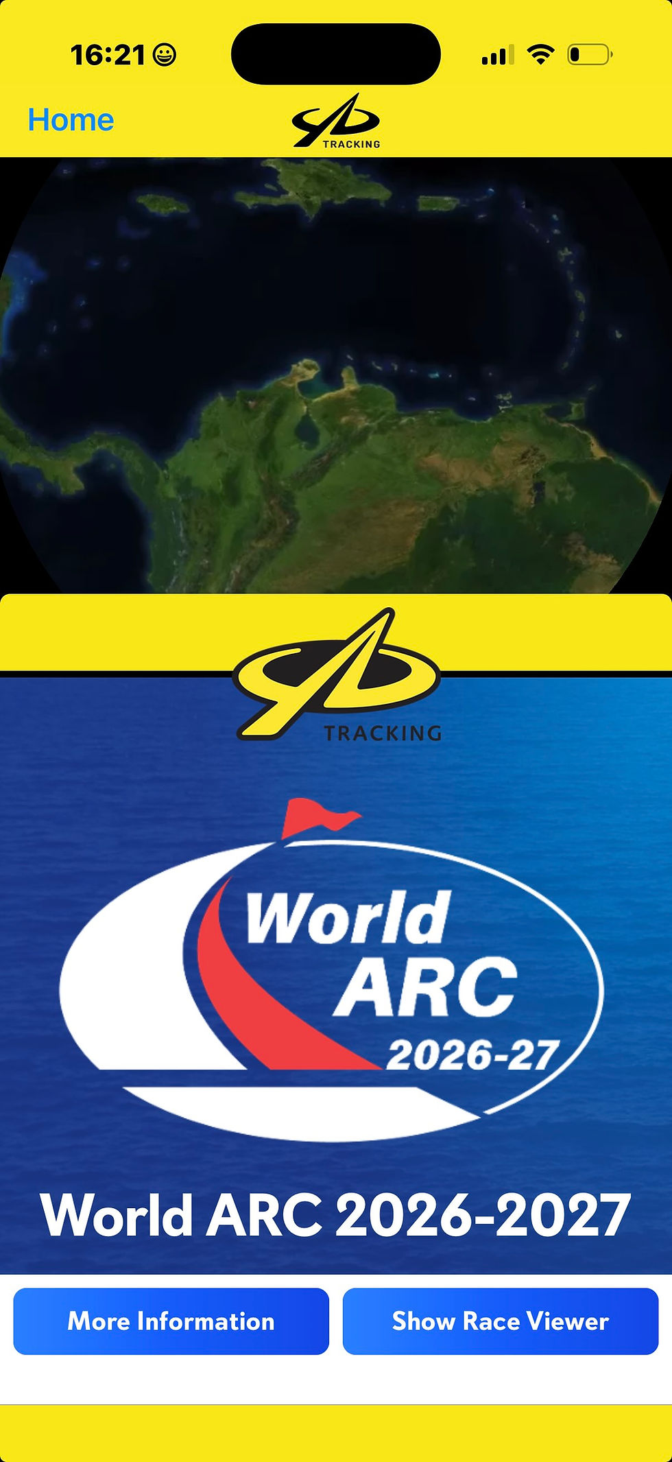 Download the YB Races App for tracking the fleet