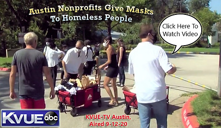 Austin Nonprofits Give Masks To Homeless