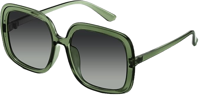 High angle view of oversized tortoiseshell sunglasses on a cozy scarf