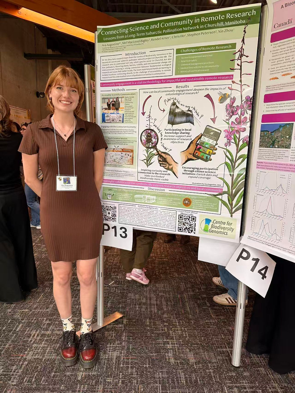 Zhou Lab at ESO 2026: Bees, Bugs, and the Subarctic!