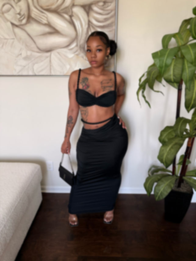 Rope Skirt set