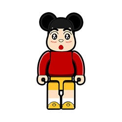 Miniatura: Bearbrick x Car Air Freshener DIY Mini Aromatherapy Tablet Car Ornament