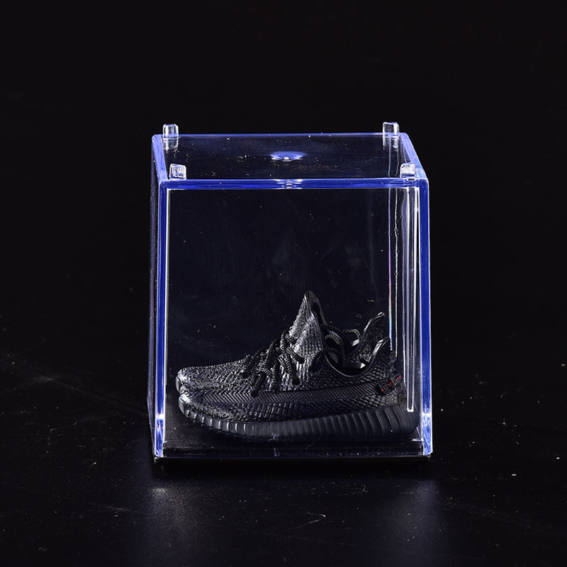 Yeezy 350v2 Black Sneaker Collection with Display Storage Case