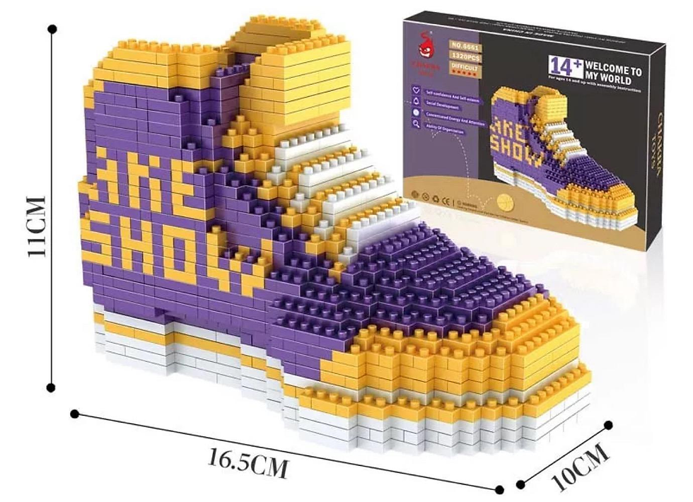 Thumbnail: Handcrafted NBA DIY  Sneaker LEGO Set