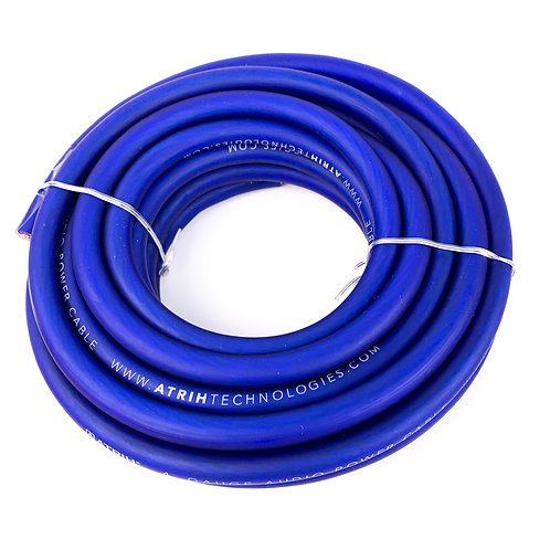 8 Gauge 25ft CCA Car Audio Power Cable Wire