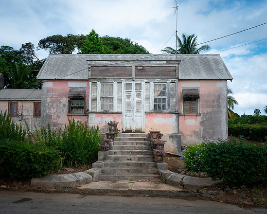pink chattel house in barbados
