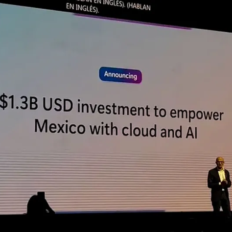 Microsoft invertirá mil 300 mdd en México para los próximos tres años