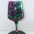 Thumbnail: Pink, Green & Gold Wine Glass