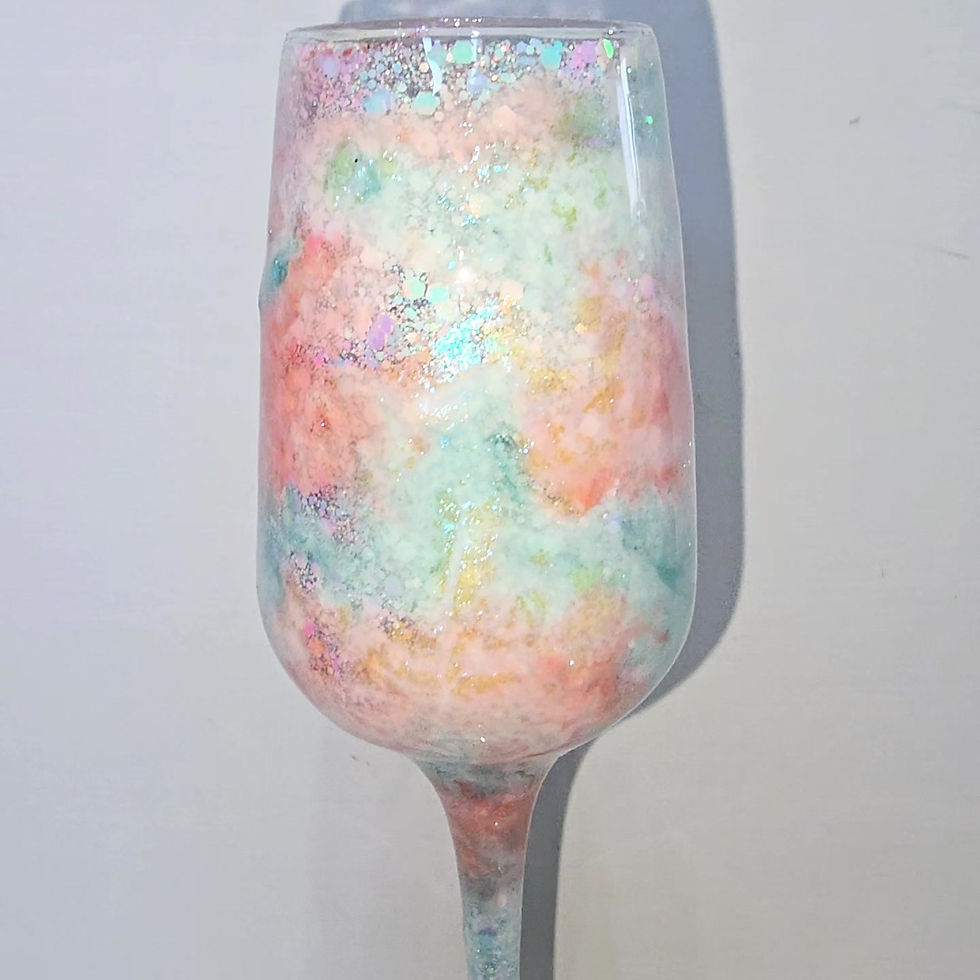 Thumbnail: Pastel Pink & Blue Champagne Flute