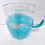 Thumbnail: Light Turquoise & Silver Glass Mug