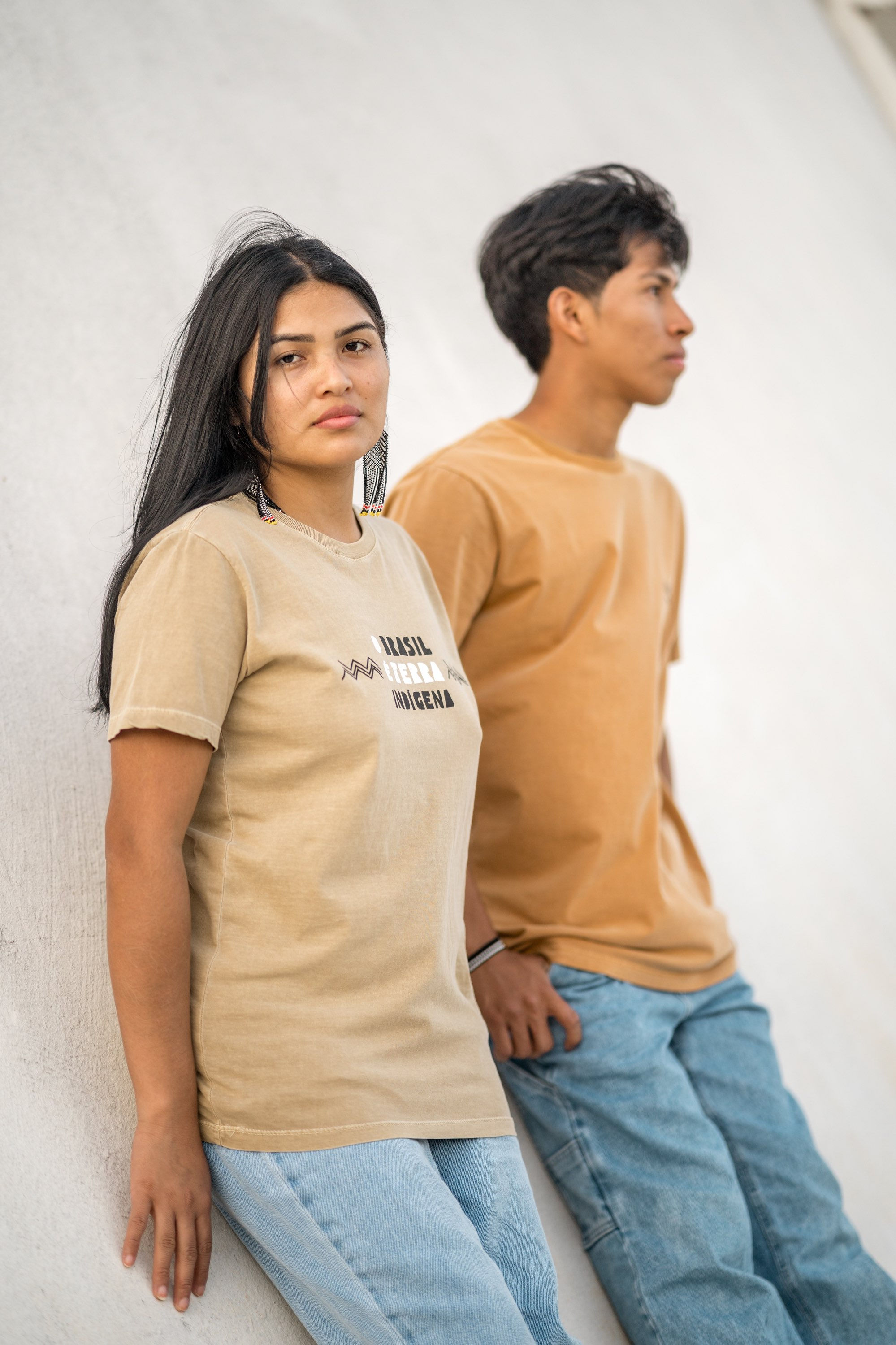 Camiseta Brasil é Terra Indígena - oralidade