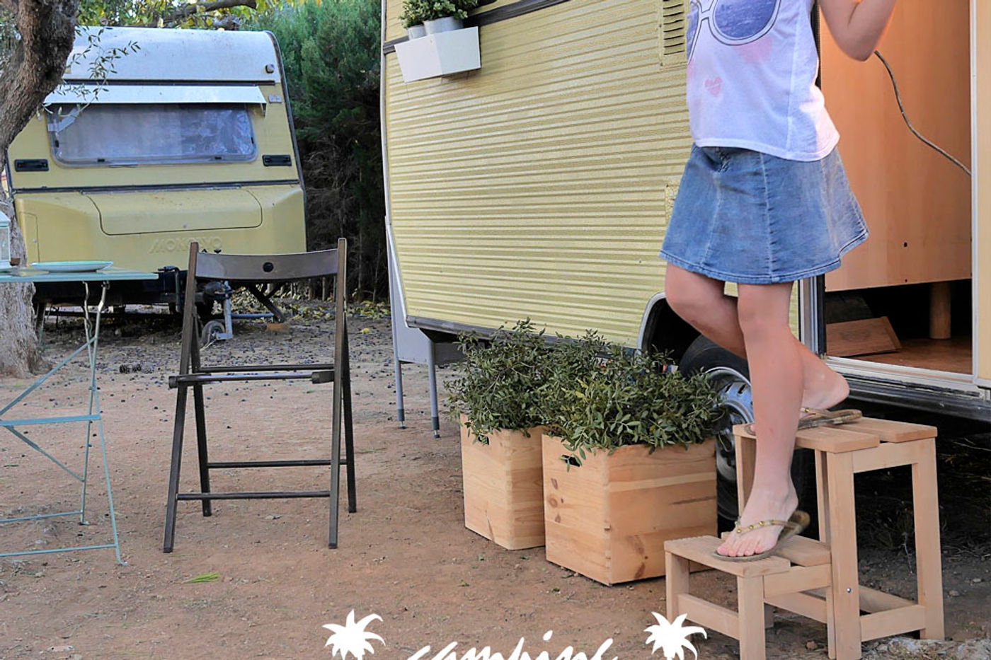 Área de autocaravanas Camping Azahar en Benicasim, Castellón