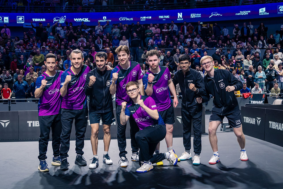 Match de Pro A Messieurs entre l’Alliance Nîmes-Montpellier et Hennebont au Palais des Sports de Toulouse devant une salle comble.