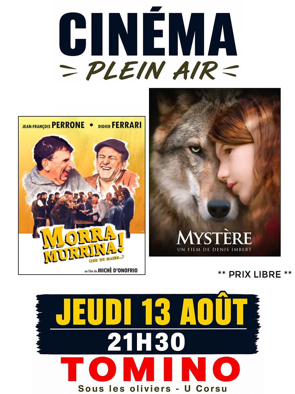 Cinéma plein air | Jeudi 13 Août