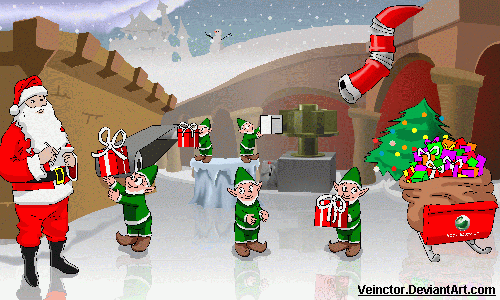 ELVES SANTA