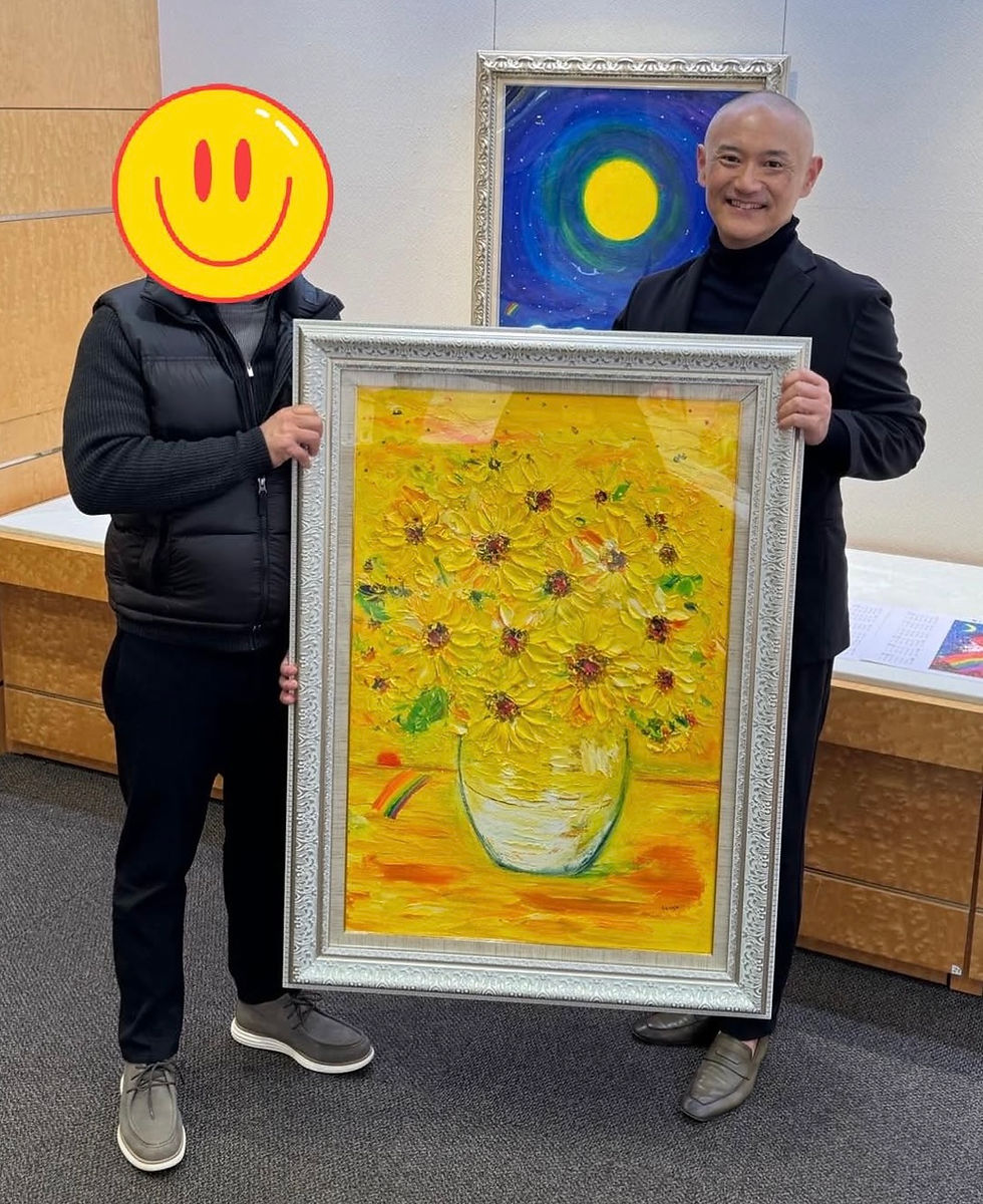 明けましておめでとうございます㊗️今年は画業40周年の年。松山いよてつ高島屋清水新也洋画展からの記念展スタート。