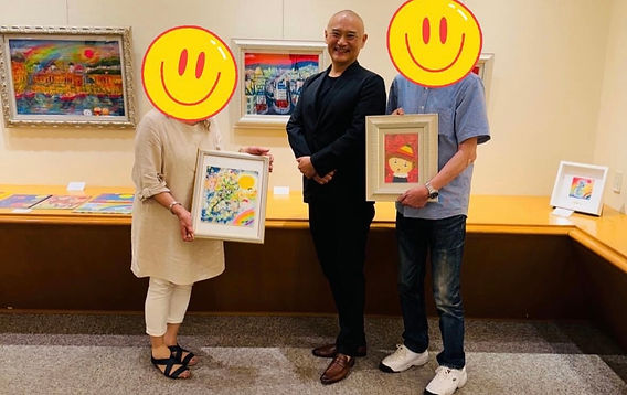 清水新也先生の「希望」という絵画です。 清水新也先生の「希望