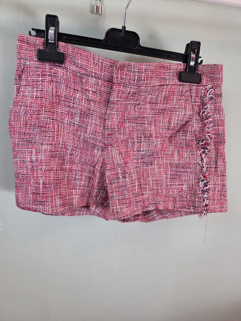 Banana Republic Women's Pink Tweed Shorts Size 00 petite
