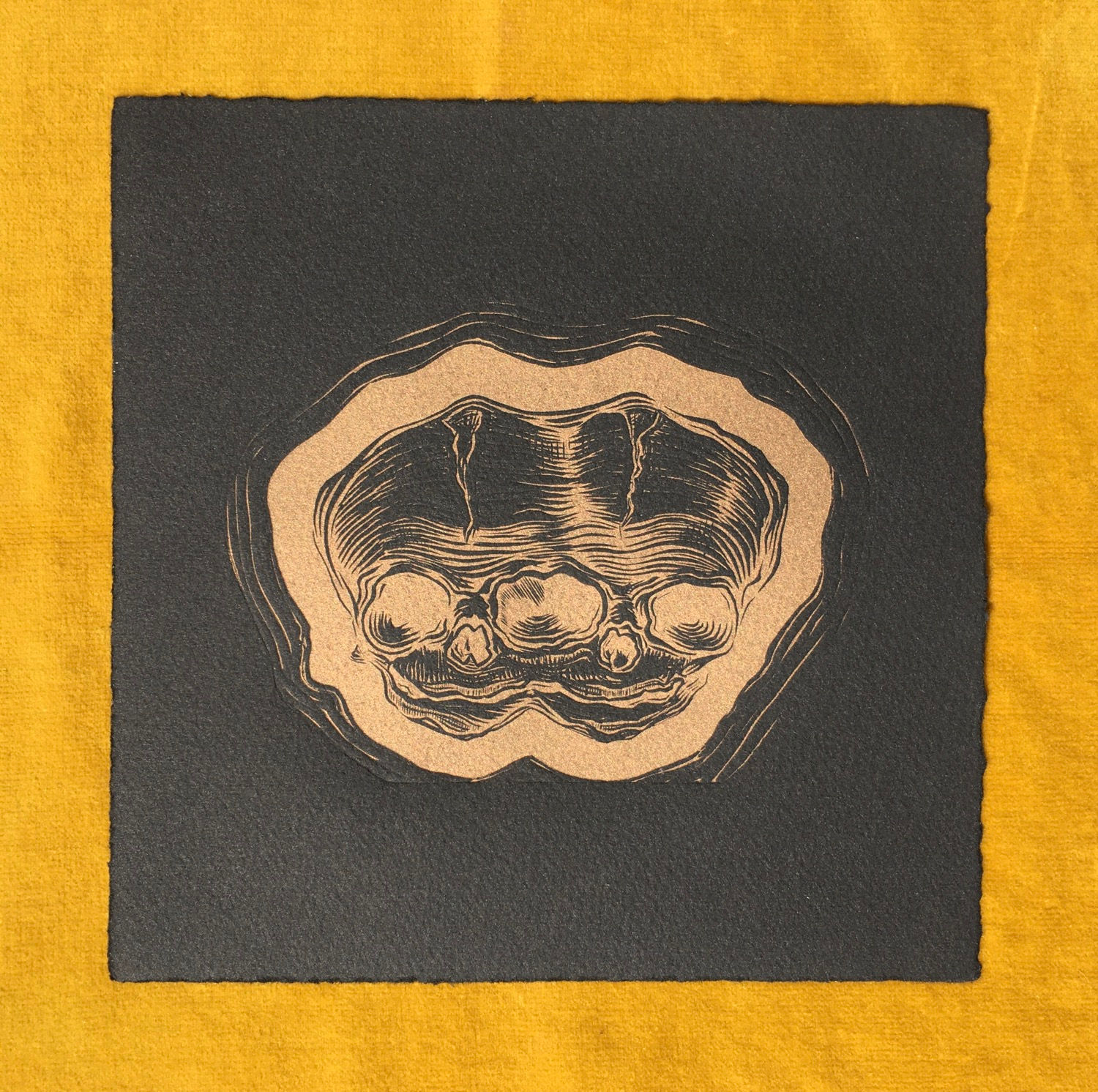 ‘Little Rockers’ Original Linocut 