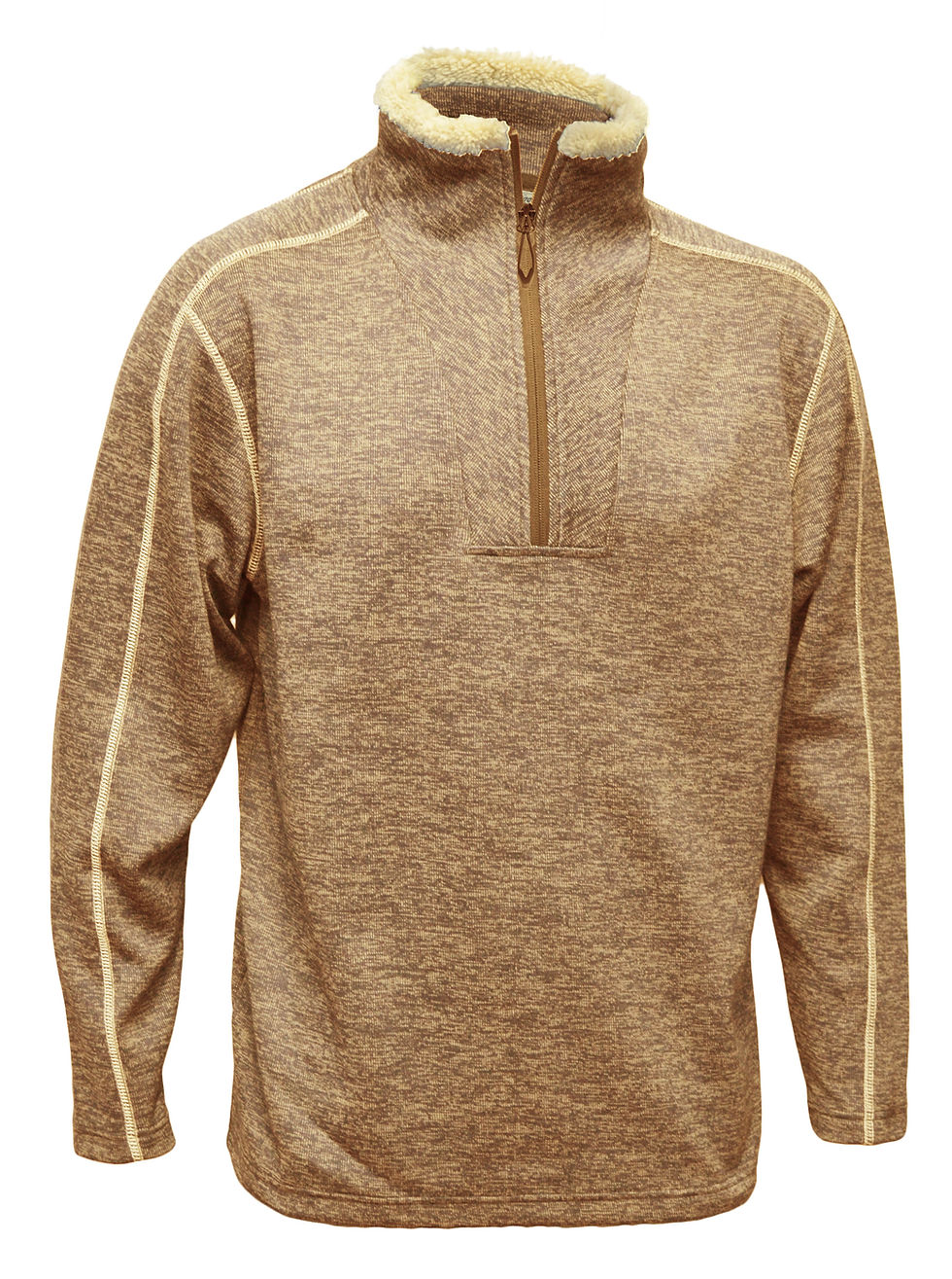 Thumbnail: Men's Flat Back Rib 1/4 Zip Sweatshirt