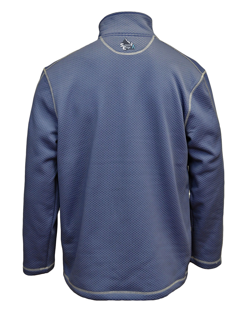 Thumbnail: Men's Embossed Dotted Fleece 1/4 Zip Shirt