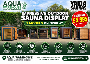 Massive Outdoor Sauna Display
