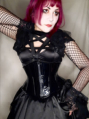 Black PVC Vinyl Cincher