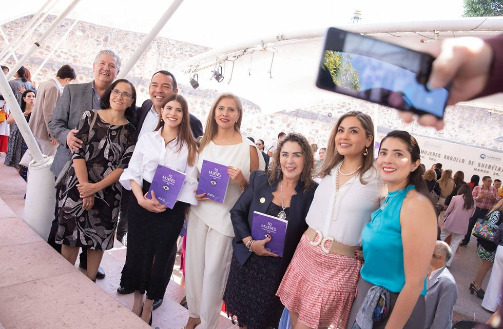 Ana Paola López Birlain, destacó que las mujeres constituyen una parte esencial de la vida pública y democrática de Querétaro.