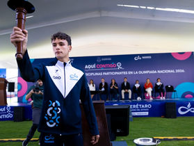 ABANDERA GOBERNADOR A DELEGACIÓN QUERETANA RUMBO A LA OLIMPIADA NACIONAL CONADE 2026.