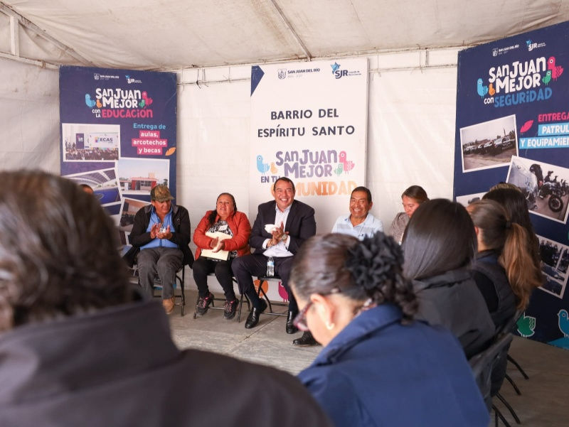 Se llevaron acciones y servicios ala comunidad del Barrio del Espíritu Santo.