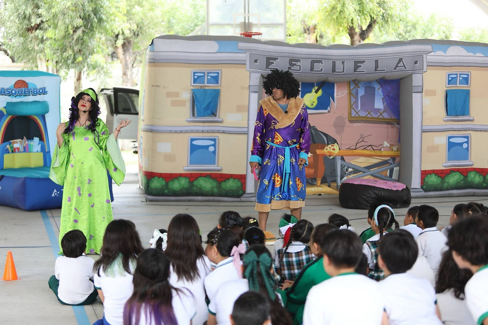 Con la obra "Ponte Pilas", enseñan a niños de Querétaro a combatir la obesidad infantil.