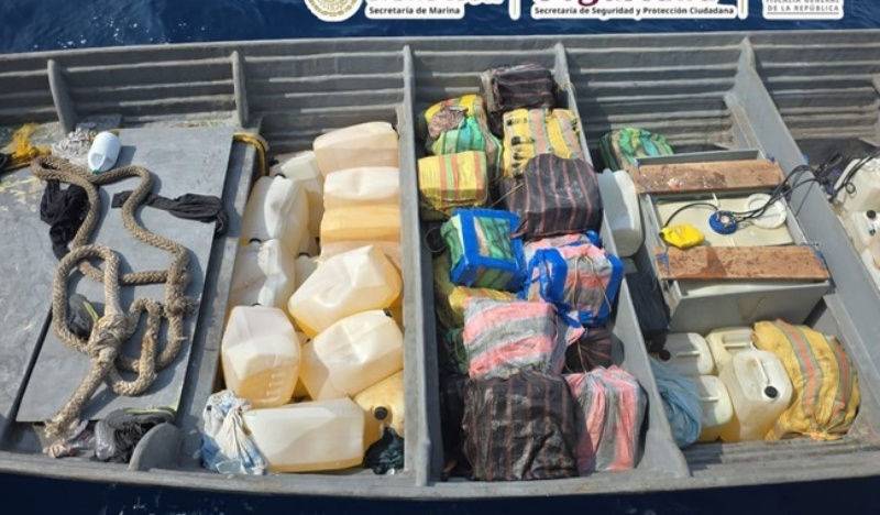 Marina decomisa más de 4 toneladas de cocaína y desmantela laboratorio clandestino.