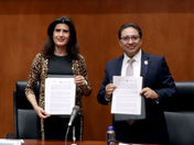 FIRMAN CONVENIO CONTRALORÍA DEL ESTADO Y EL PODER JUDICIAL.