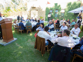 Afirma Mauricio Kuri el sector vitivinícola generador de empleos y prestigio.