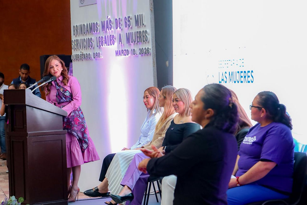 PRESENTA SONIA ROCHA LAS ESTRATEGIAS DEFENSORAS DE LAS MUJERES Y VOLUNTARIADO MUJERES CONTIGO.