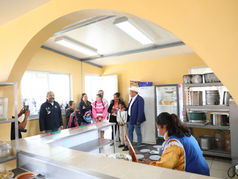 Rehabilitan Aula Cocina que beneficia a 170 estudiantes en Amealco.