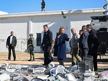 DESTRUYEN OBJETOS PROHIBIDOS ENCONTRADOS EN CENTRO DE REINSERCIÓN SOCIAL NÚMERO 3 EN CIUDAD JUÁREZ.