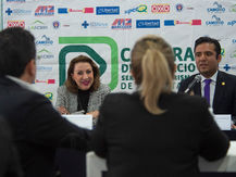 GUADALUPE MURGUÍA SOSTUVO UNA IMPORTANTE REUNIÓN CON CANACO.