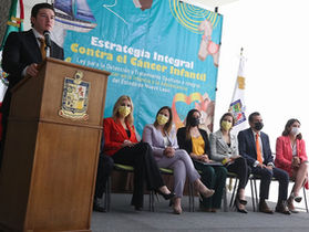 Presenta Gobernador Iniciativa de Ley de Cobertura Universal Contra Cáncer Infantil.