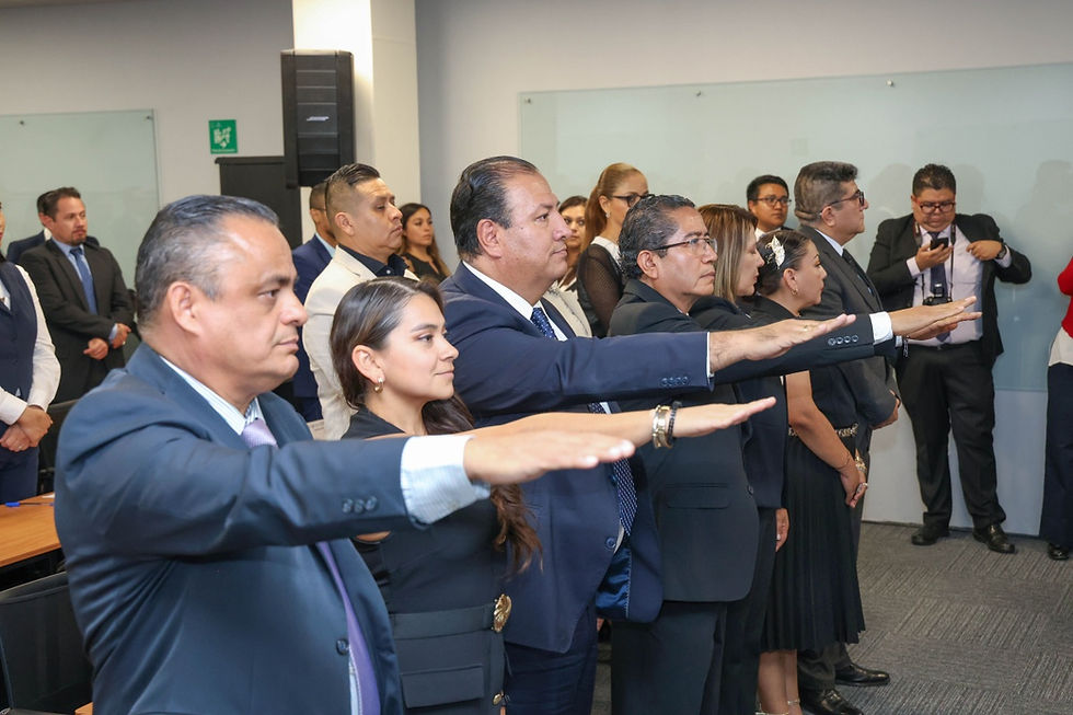 Eric Gudiño Torres, durante la instalación y toma de protesta del Comité del Servicio Profesional de Carrera del Instituto de la Defensoría Penal Pública del Estado de Querétaro.