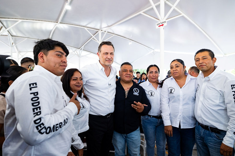 Mauricio Kuri González, en un acto de cortesía recibió en Palacio de Gobierno a una comitiva del Grupo ITP AERO, líder mundial en propulsión aeronáutica.