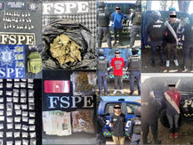 SACA DE LAS CALLES MÁS DE 6 MIL 500 DOSIS DE DIVERSAS DROGAS Y DETECTA 4 TOMAS CLANDESTINAS.