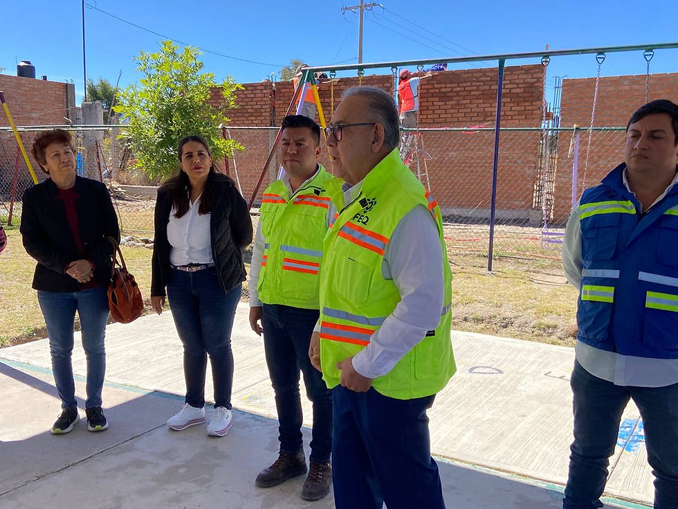 SUPERVISA IFEQ OBRAS EDUCATIVAS EN HUIMILPAN.