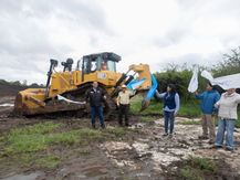 Arranca JAPAM bordo de regulación para fortalecer la recarga del acuífero de San Juan del Río.