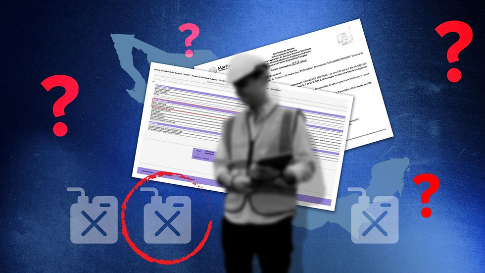 El 18 de marzo arribó al puerto de Tampico un buque cargado con 20 millones de litros de supuesto aditivo.