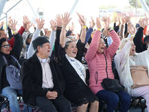FESTEJA SEDIF LA NAVIDAD CON LOS ADULTOS MAYORES DE SAN JUAN DEL RÍO.