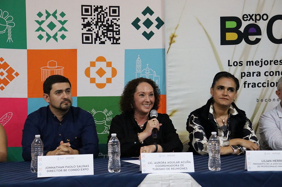 La Secretaría de Turismo del estado de Querétaro (SECTUR) a través de la coordinadora de Turismo de Reuniones, Aurora Aguilar Acuña, anunció la realización de la Be Condo Expo, un evento que reunirá a cerca de dos mil personas en el Querétaro Centro de Congresos, para conocer a los mejores proveedores de servicios para fraccionamientos y condominios habitacionales, los próximos 22 y 23 de noviembre.