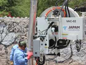 TRABAJA LA JAPAM EN PREVENCIÓN DE INUNDACIONES EN SAN JUAN DEL RÍO POR LAS PRÓXIMAS LLUVIAS.