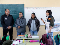 ROBERTO CABRERA ENTREGA SALÓN DE CLASES EN PRIMARIA DE SOLARES BANTHÍ.