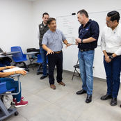 Mauricio Kuri y Chepe Guerrero supervisan talleres del Centro ‘Pirámides’ en Corregidora.